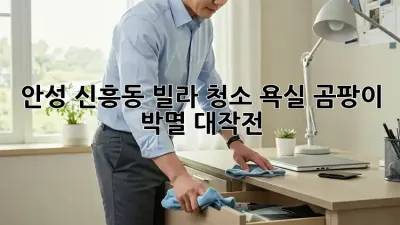 안성 신흥동 빌라 청소, 욕실 곰팡이 박멸 대작전! 🛁✨